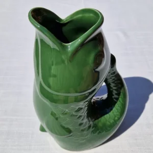 Jarra cerámica pez verde