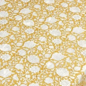 Mantel Indio estampado floral Tupia Abisynthe 170cmx250cm